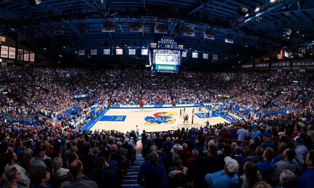Allen Fieldhouse sur le campus de l’Université du Kansas