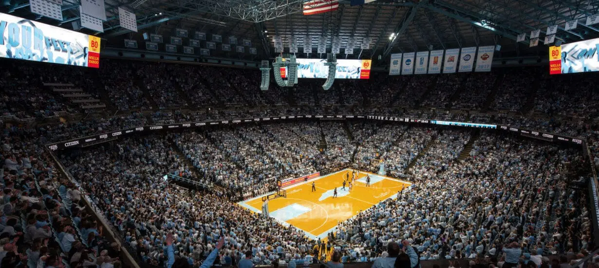 Match des UNC Tar Heels au Dean Smith Center