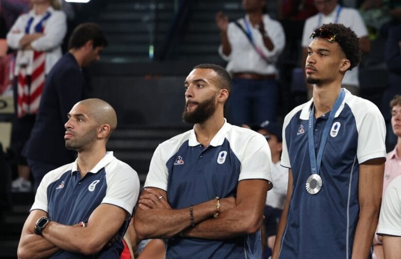 Nicolas Batum, Rudy Gobert et Victor Wembanyama