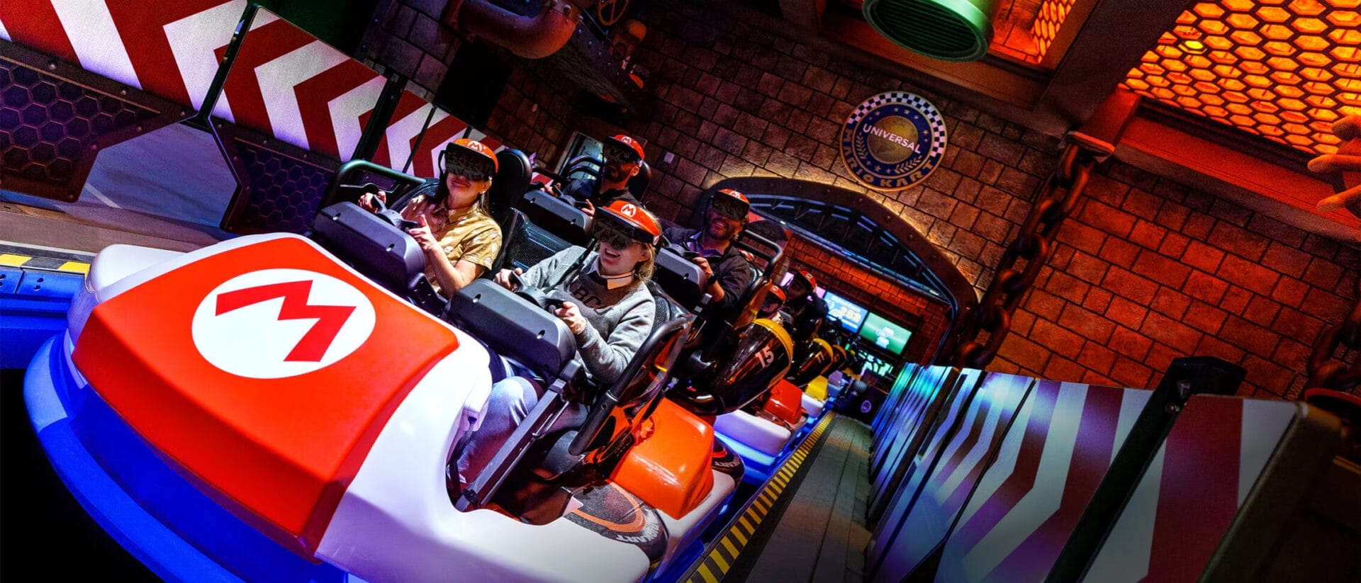 Attraction Mario Kart: Bowser’s Challenge dans Super Nintendo World à Universal Studios Hollywood