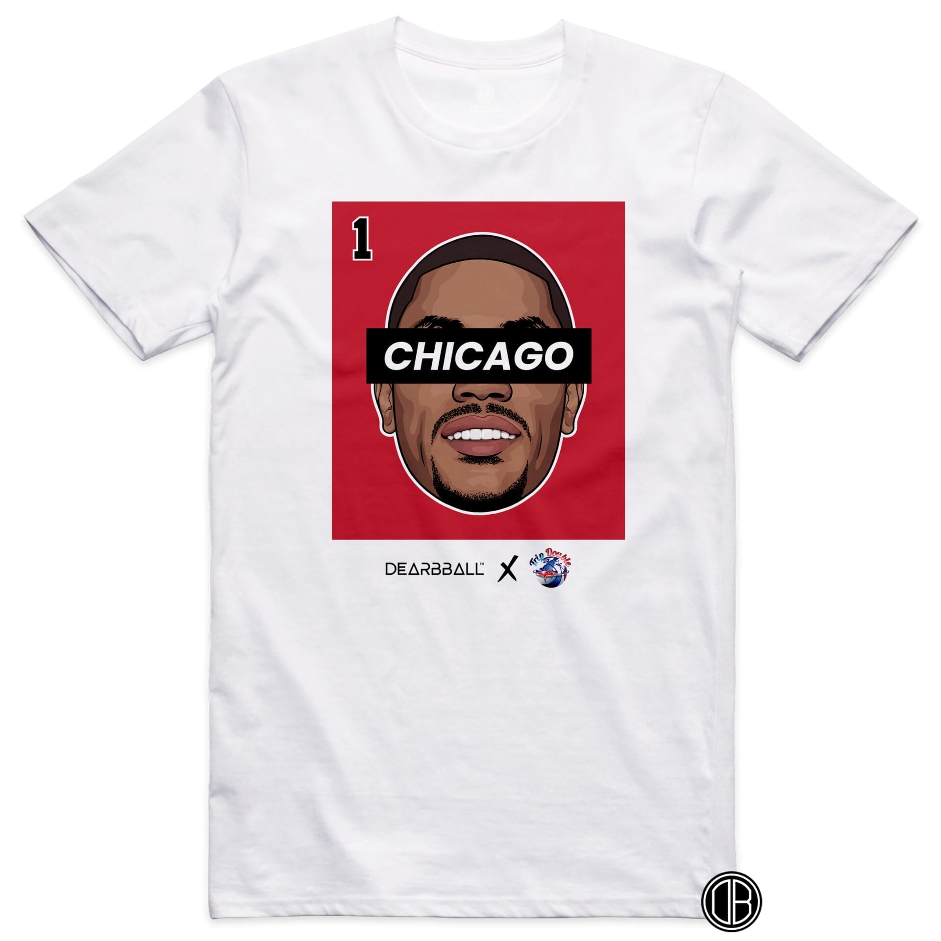 Tee-shirt Trip Double x DearBBall – Chicago (D-Rose), édition limitée