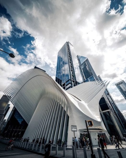 Photo de l’Oculus à New York, architecture du World Trade Center – @professorhines