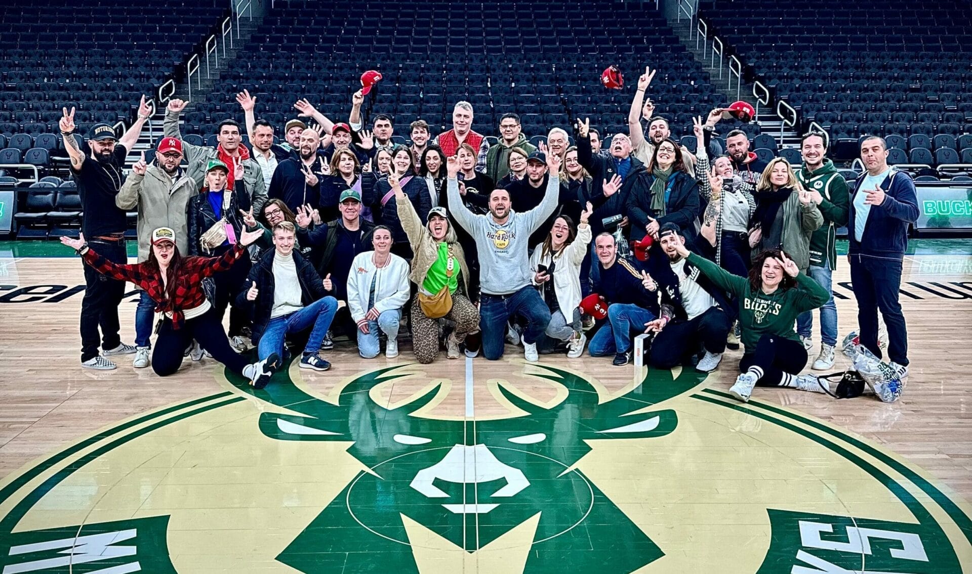 Club de basket en voyage NBA avec Trip Double