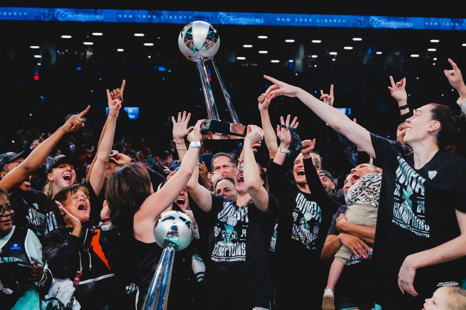 New York Liberty celebra su primer título de la WNBA en 2024